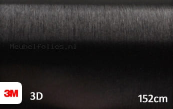 3M 1080 BR212 Brushed Black Metallic meubelfolie