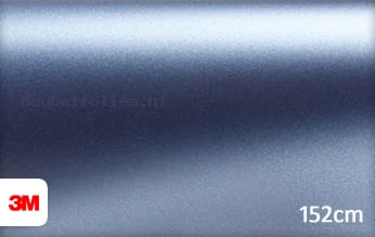 3M 1380 S257 Satin Ice Blue Metallic meubelfolie