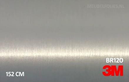 3M 2080 BR120 Brushed Aluminium interieurfolie