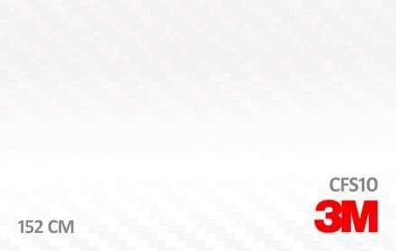 3M 2080 CFS10 Carbon Fiber White interieurfolie