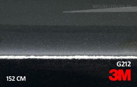 3M 2080 G212 Gloss Black Metallic interieurfolie