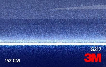 3M 2080 G217 Gloss Deep Blue Metallic interieurfolie