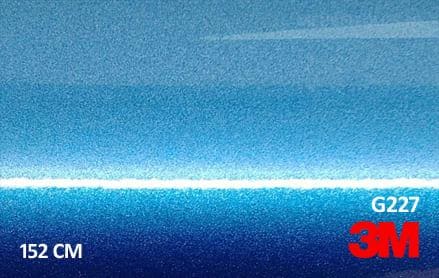 3M 2080 G227 Gloss Blue Metallic interieurfolie