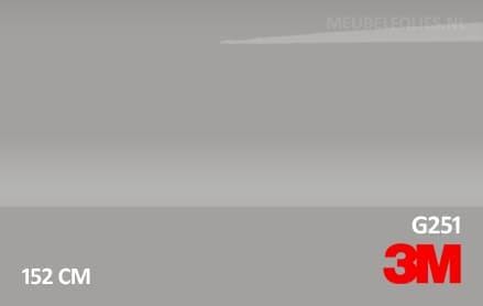 3M 2080 G251 Gloss Sterling Silver interieurfolie