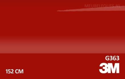 3M 2080 G363 Gloss Dragon Fire Red interieurfolie