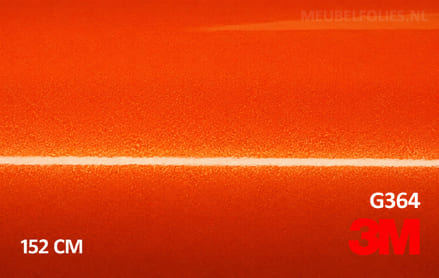 3M 2080 G364 Gloss Fiery Orange interieurfolie