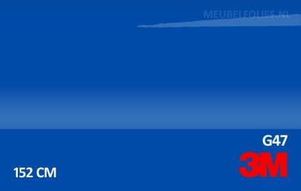3M 2080 G47 Gloss Intense Blue interieurfolie