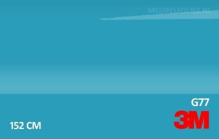 3M 2080 G77 Gloss Sky Blue interieurfolie