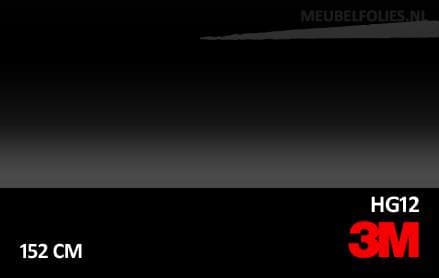 3M 2080 HG12 High Gloss Black interieurfolie