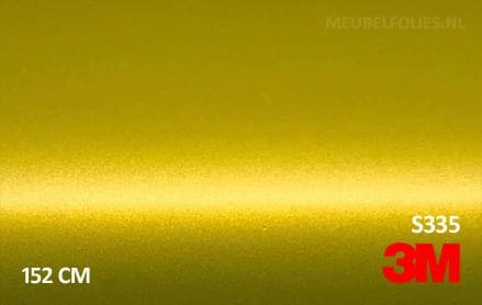 3M 2080 S335 Satin Bitter Yellow interieurfolie
