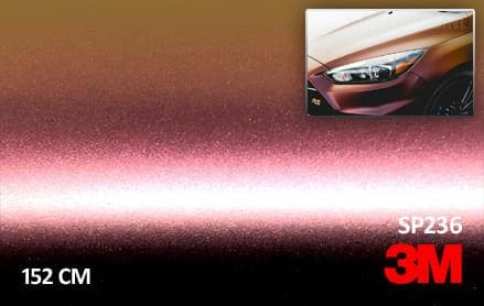 3M 2080 SP236 Satin Flip Volcanic Flare interieurfolie