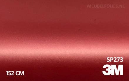 3M 2080 SP273 Satin Vampire Red interieurfolie
