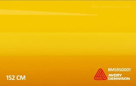 Avery SWF Gloss Dark Yellow interieurfolie