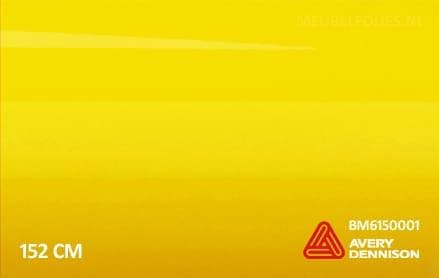 Avery SWF Gloss Yellow interieurfolie