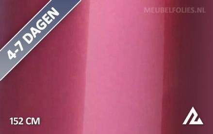 18 mtr Gloss Metallic Jade Tea Red 3203 interieurfolie
