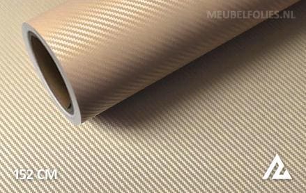 3D carbon goud interieurfolie