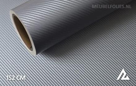 3D carbon grijs interieurfolie