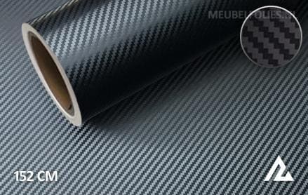 3D carbon groot interieurfolie