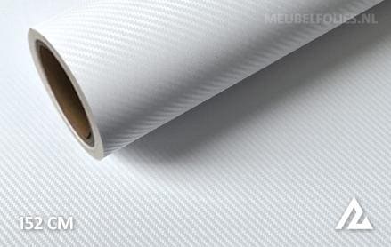 3D carbon wit interieurfolie