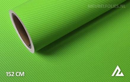 4D carbon groen interieurfolie