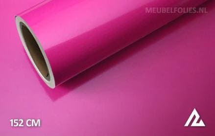 Glans fuchsia interieurfolie