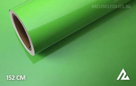 Glans groen interieurfolie