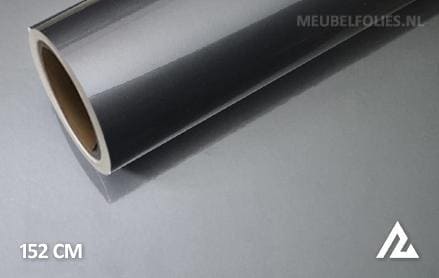 Glans metallic antraciet interieurfolie
