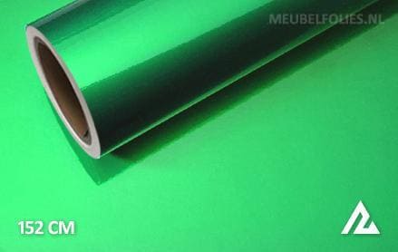 Glans metallic groen interieurfolie