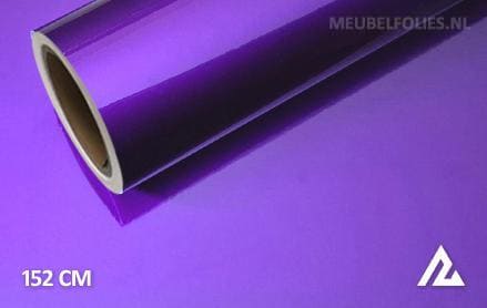 Glans metallic paars interieurfolie