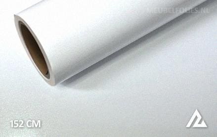 Glans metallic wit interieurfolie