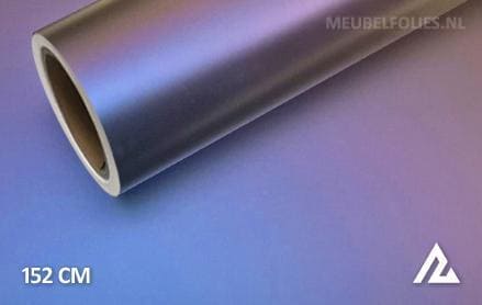 Kameleon blauw paars interieurfolie