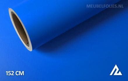 Mat blauw interieurfolie