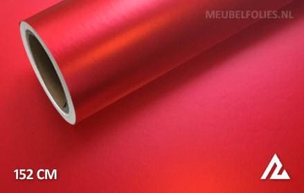 Mat chroom rood interieurfolie