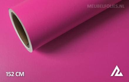 Mat fuchsia interieurfolie
