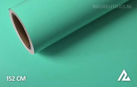 Mat turquoise interieurfolie