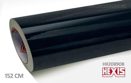 Hexis HX20890B Deep Black Gloss interieurfolie
