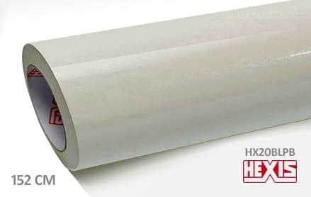 Hexis HX20BLPB Lapp Sparkle White Gloss interieurfolie