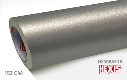 Hexis HX30BASILB Brushed Aluminium Silver interieurfolie