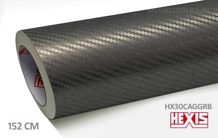 Hexis HX30CAGGRB Graphite Grey Carbon Gloss interieurfolie