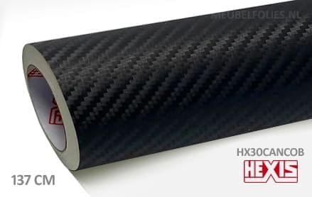 Hexis HX30CANCOB Raven Black Carbon interieurfolie