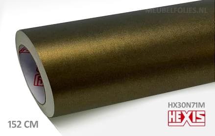 Hexis HX30N71M Golden Black Matt interieurfolie