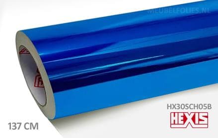 Hexis HX30SCH05B Super Chrome Blue Gloss interieurfolie