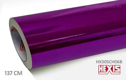 Hexis HX30SCH06B Super Chrome Purple Gloss interieurfolie