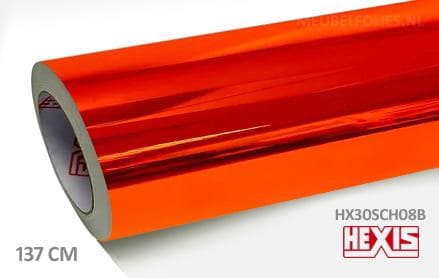Hexis HX30SCH08B Super Chrome Orange Gloss interieurfolie