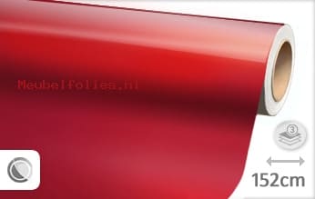 Glans metallic rood meubelfolie