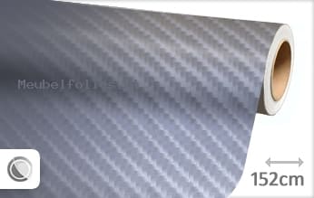 Grijs 4D carbon meubelfolie