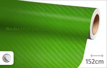Groen 4D carbon meubelfolie
